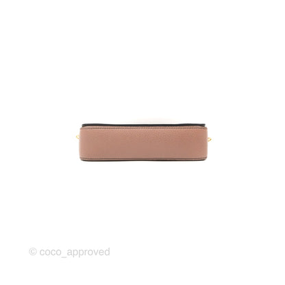 Christian Dior J'Adior Strap Flap Bag Dusty Pink Grained Calfskin