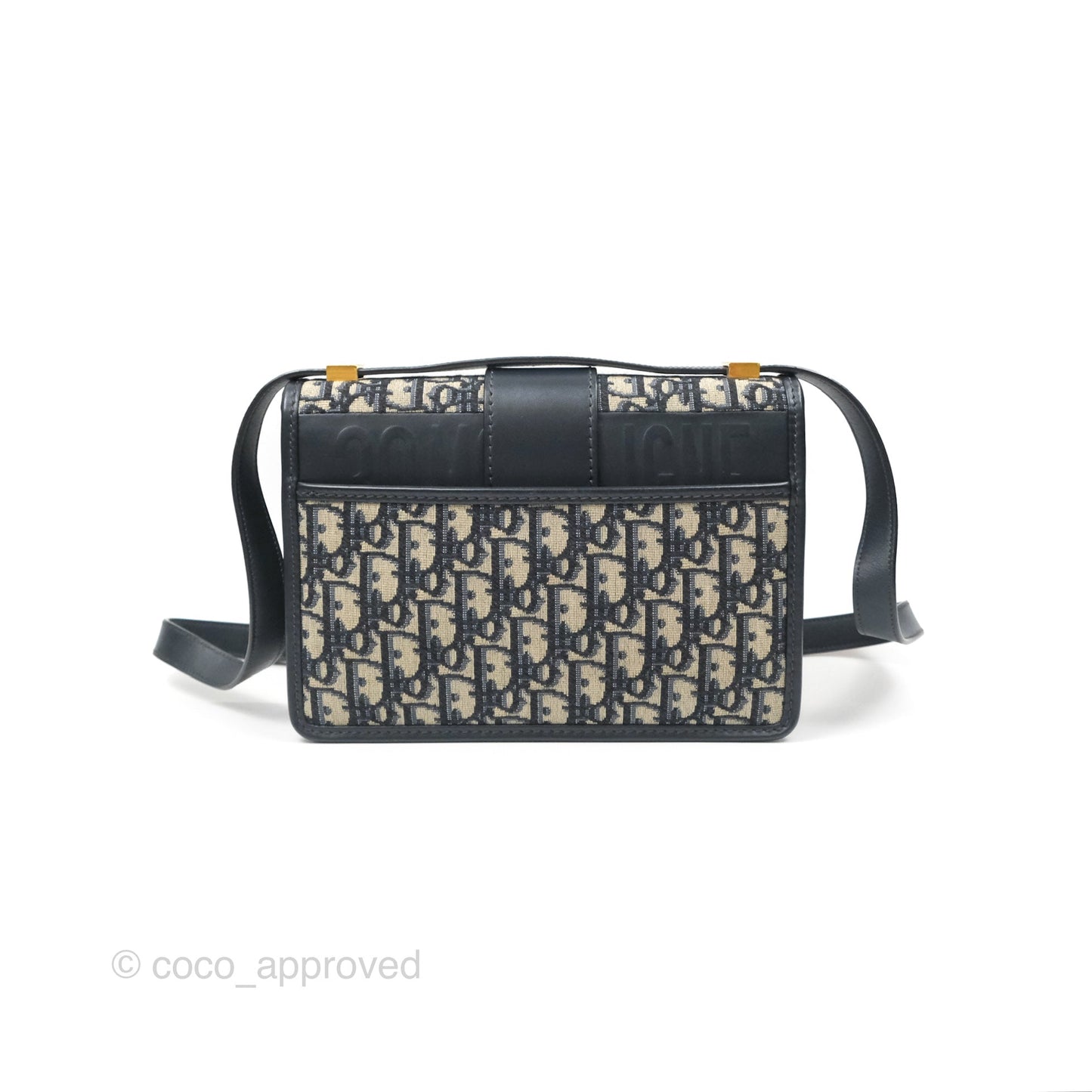 Dior 30 Montaigne Bag Navy Dior Oblique Jacquard