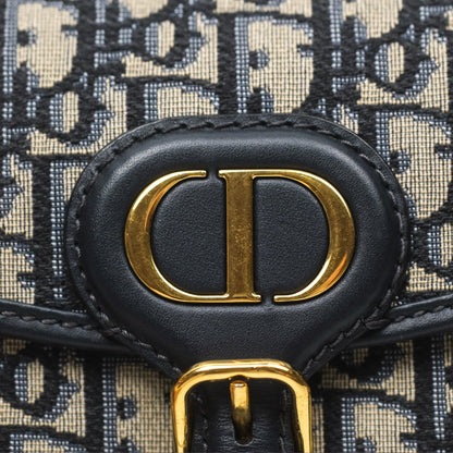 Dior Small Bobby Bag Blue Oblique Jacquard Canvas