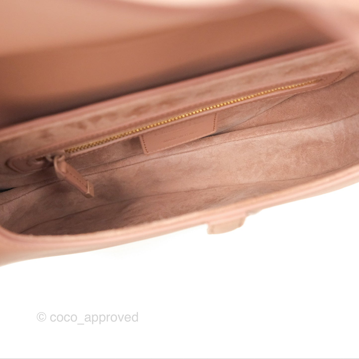 Christian Dior Saddle Bag Blush Ultramatte Calfskin