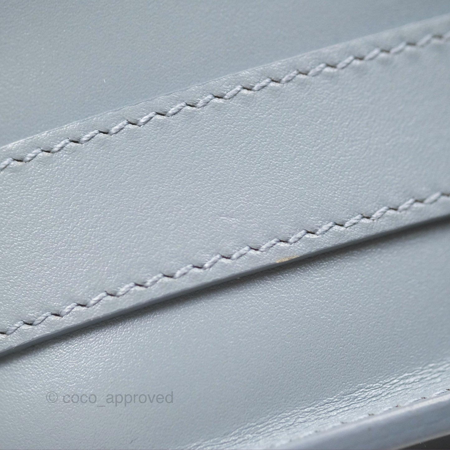 Christian Dior Medium Bobby Flap Grey Box Calfskin