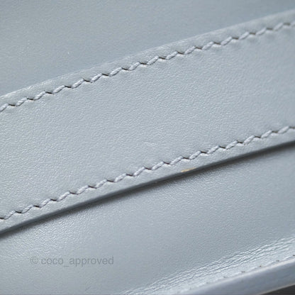 Christian Dior Medium Bobby Flap Grey Box Calfskin