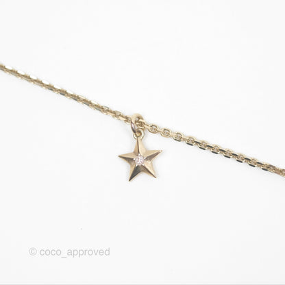 Christian Dior Double Necklace Bee Star Clover Crystals Pearls Gold Tone