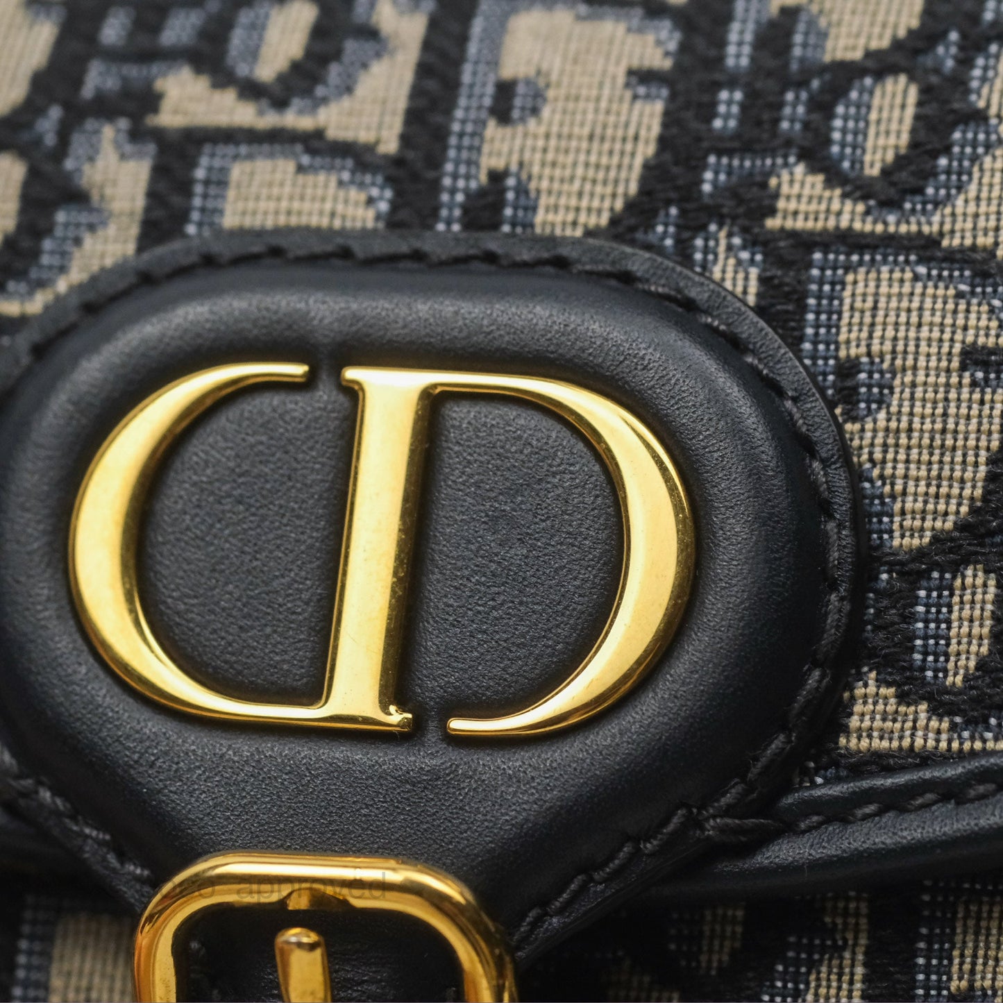 Dior Small Bobby Bag Blue Oblique Jacquard Canvas