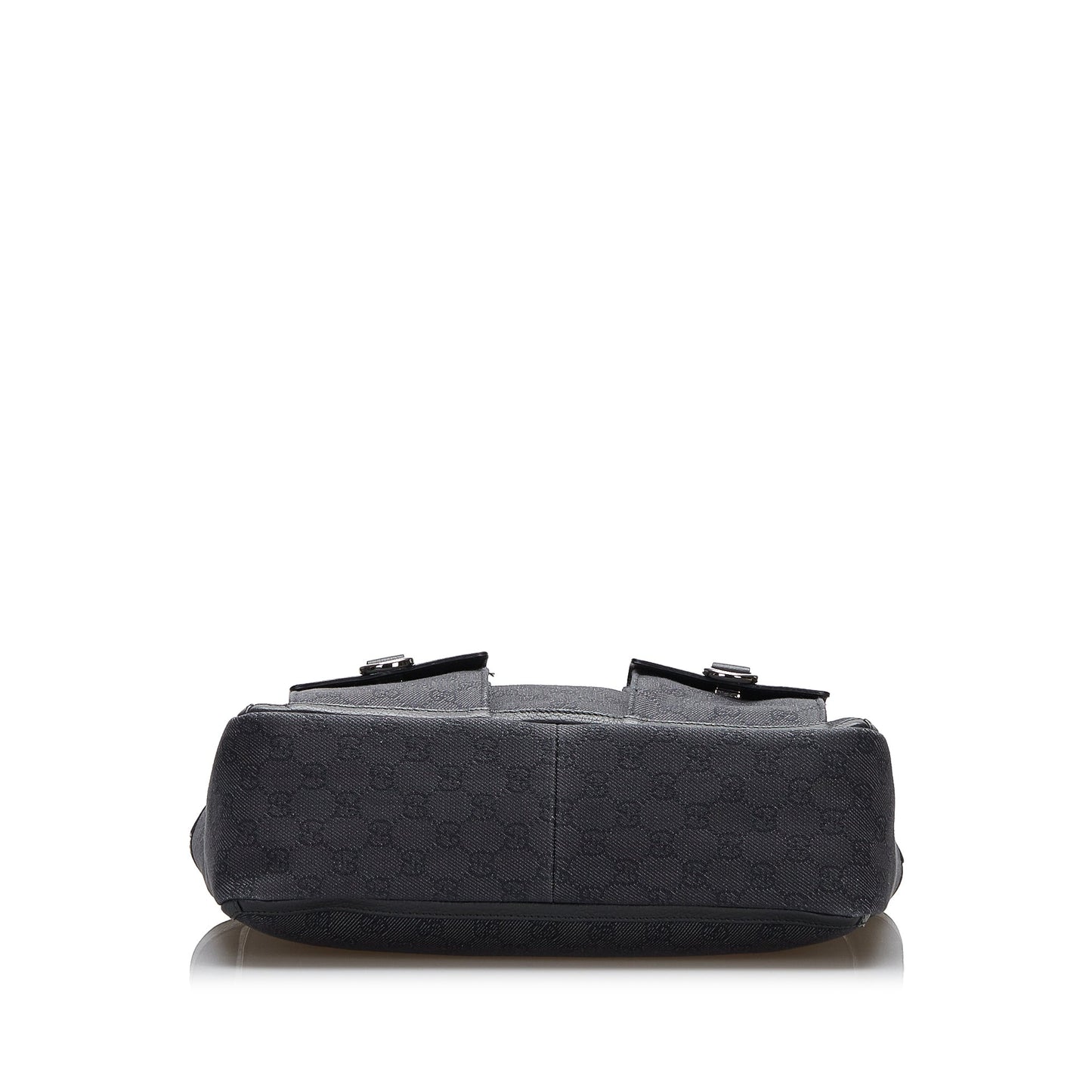 Gucci Abbey D-Ring Tote Bag Black GG Canvas