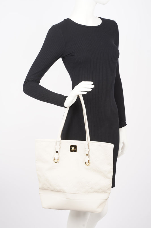 Louis Vuitton Womens Citadine Tote Cream GM