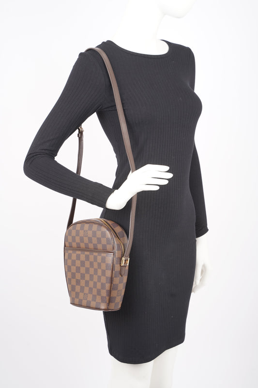 Louis Vuitton Womens Ipanema Damier Ebene PM Vintage