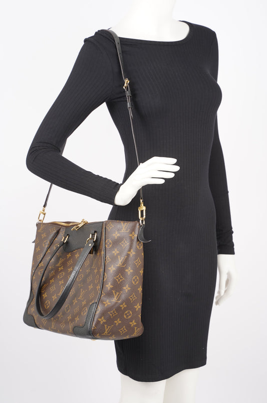 Louis Vuitton Womens Estrella Tote Bag Monogram / Black MM