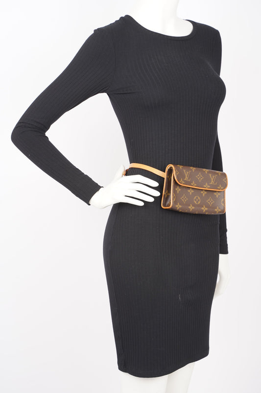Louis Vuitton Womens Florentine Belt Bag Monogram Canvas