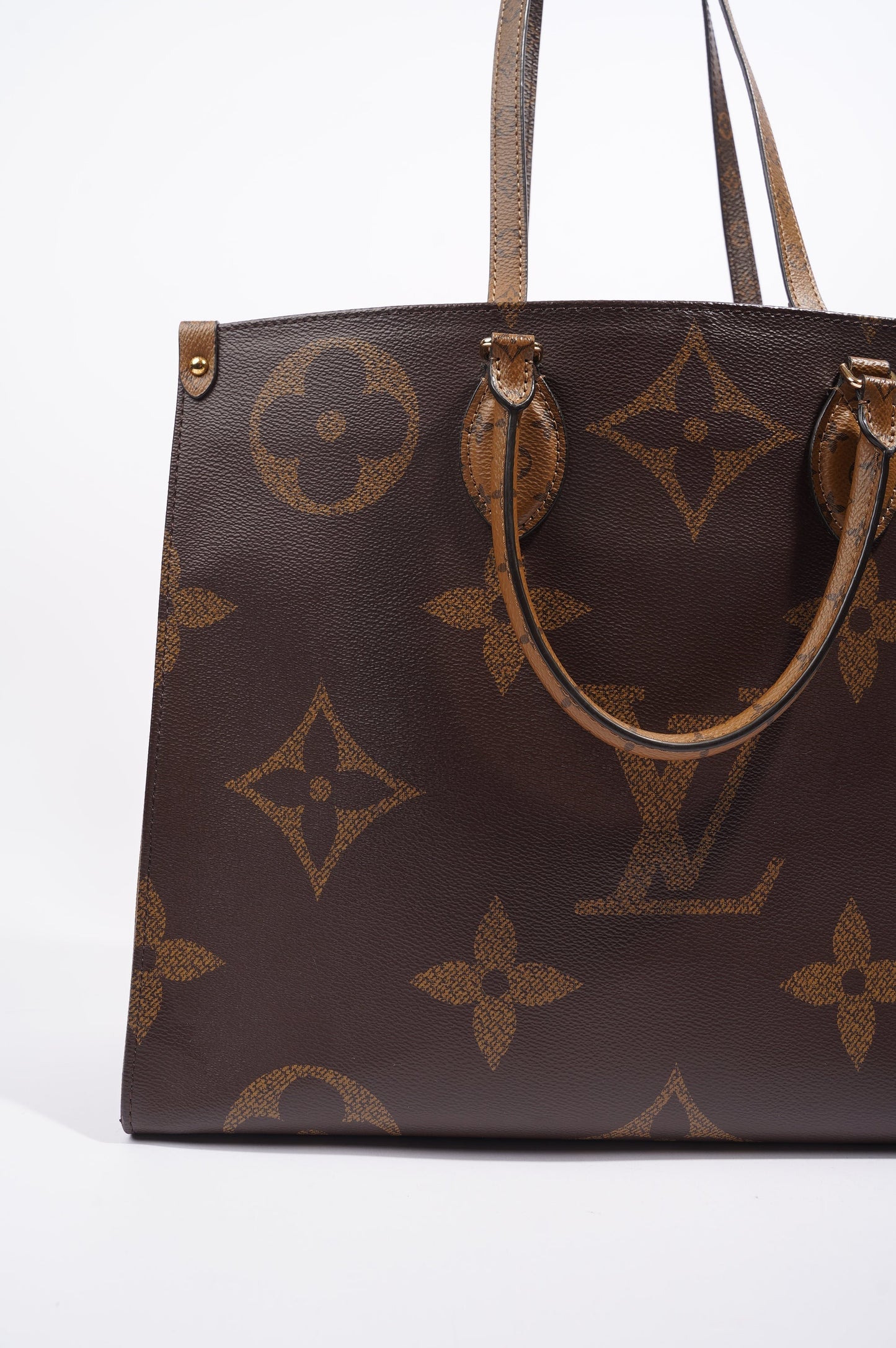 Louis Vuitton Womens On The Go Reverse Monogram GM
