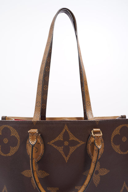 Louis Vuitton Womens On The Go Reverse Monogram GM