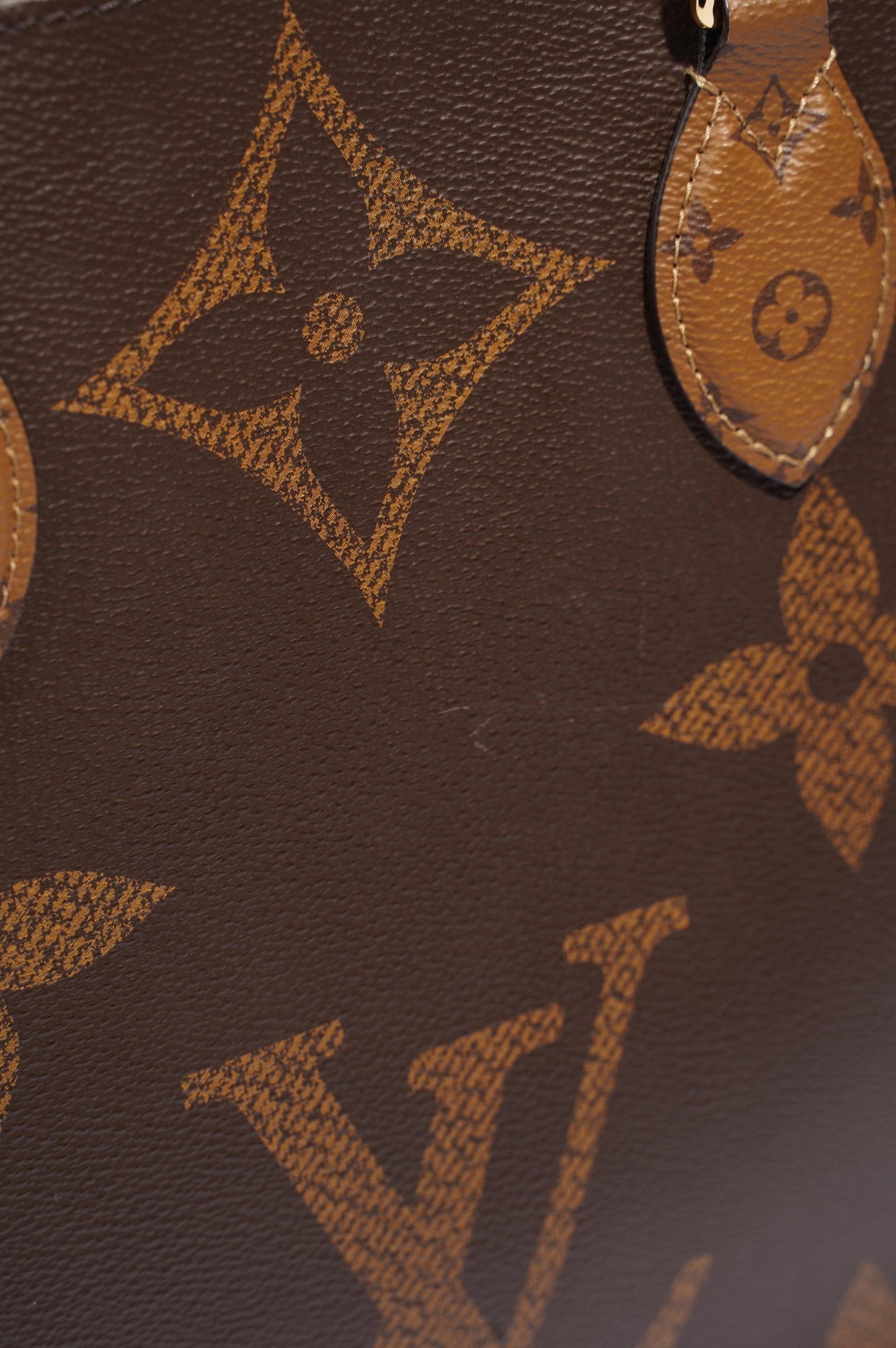 Louis Vuitton Womens On The Go Reverse Monogram GM