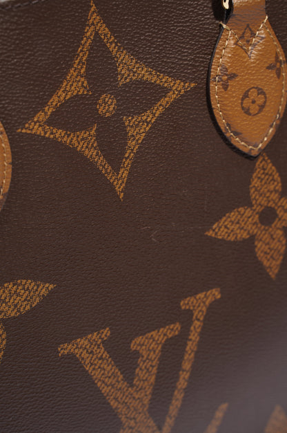 Louis Vuitton Womens On The Go Reverse Monogram GM