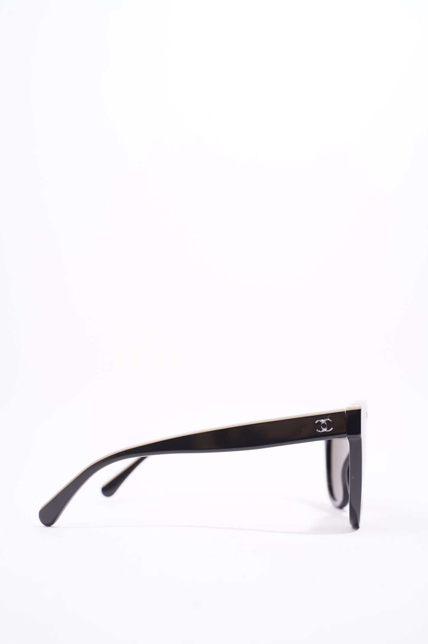 Chanel Butterfly Sunglasses Black Acetate 140
