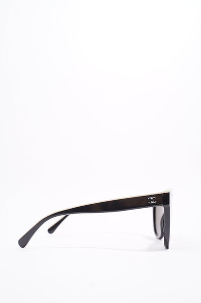 Chanel Butterfly Sunglasses Black Acetate 140