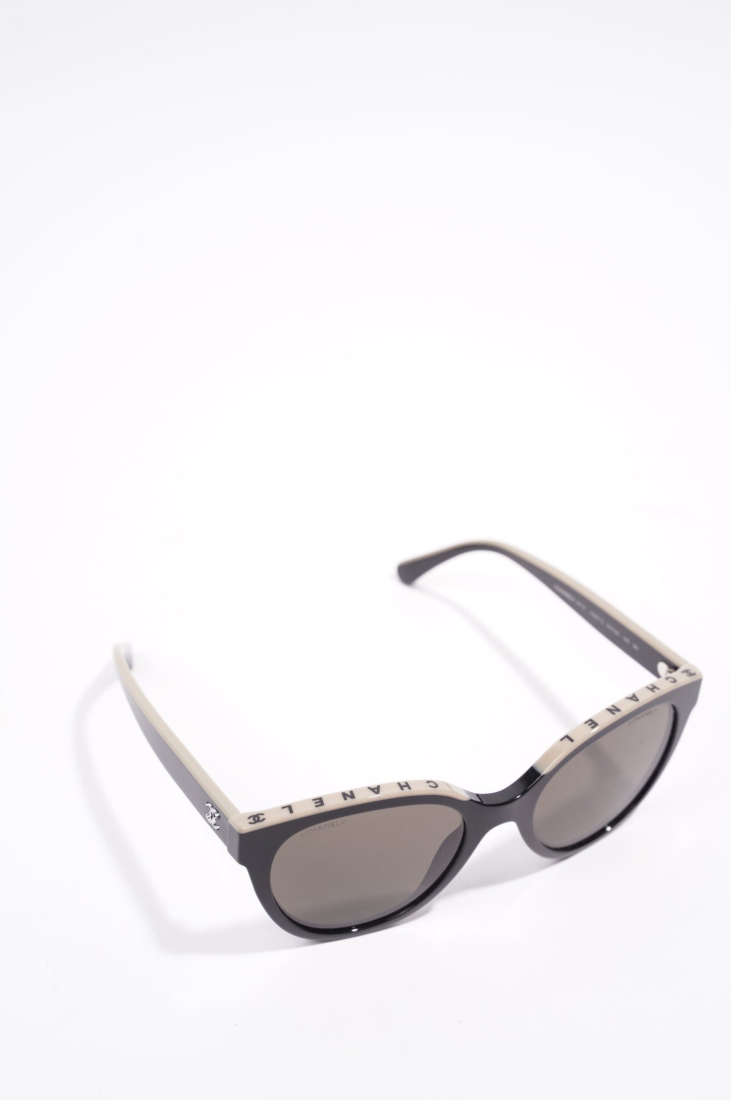 Chanel Butterfly Sunglasses Black Acetate 140