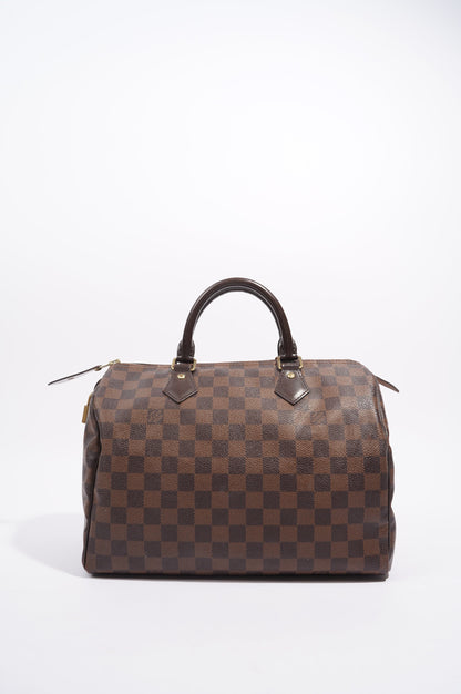 Louis Vuitton Womens Speedy Damier Ebene 30