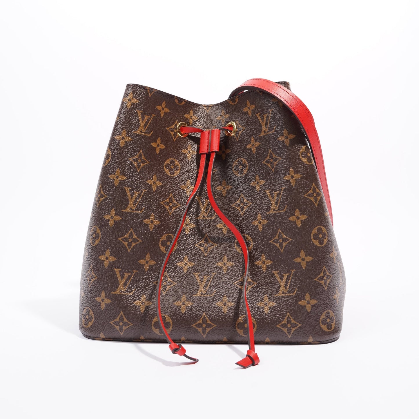 Louis Vuitton Womens Neo Noe Monogram Red OS