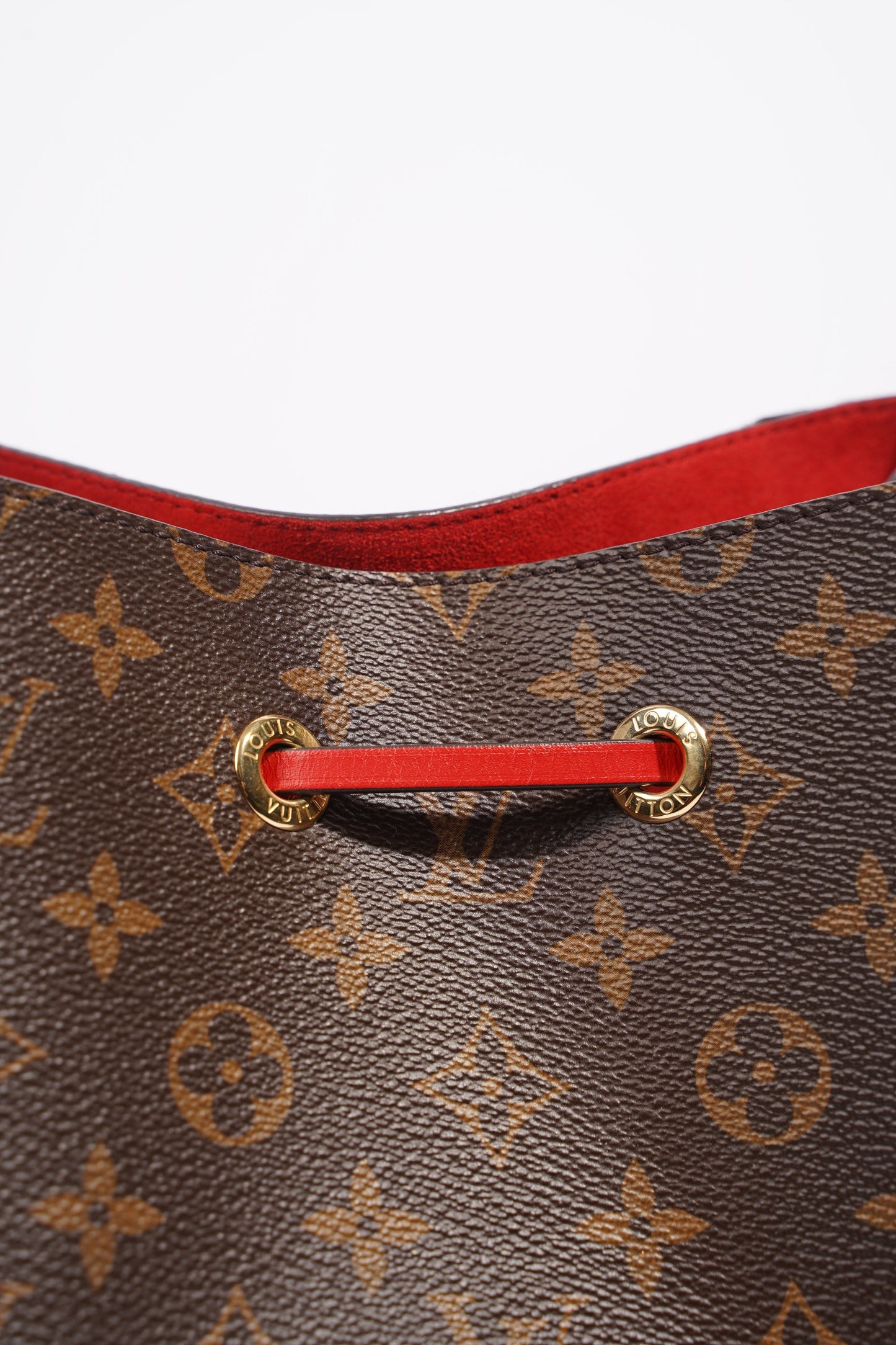 Louis Vuitton Womens Neo Noe Monogram Red