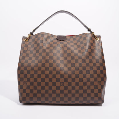 Louis Vuitton Womens Graceful Bag Damier Ebene Canvas MM