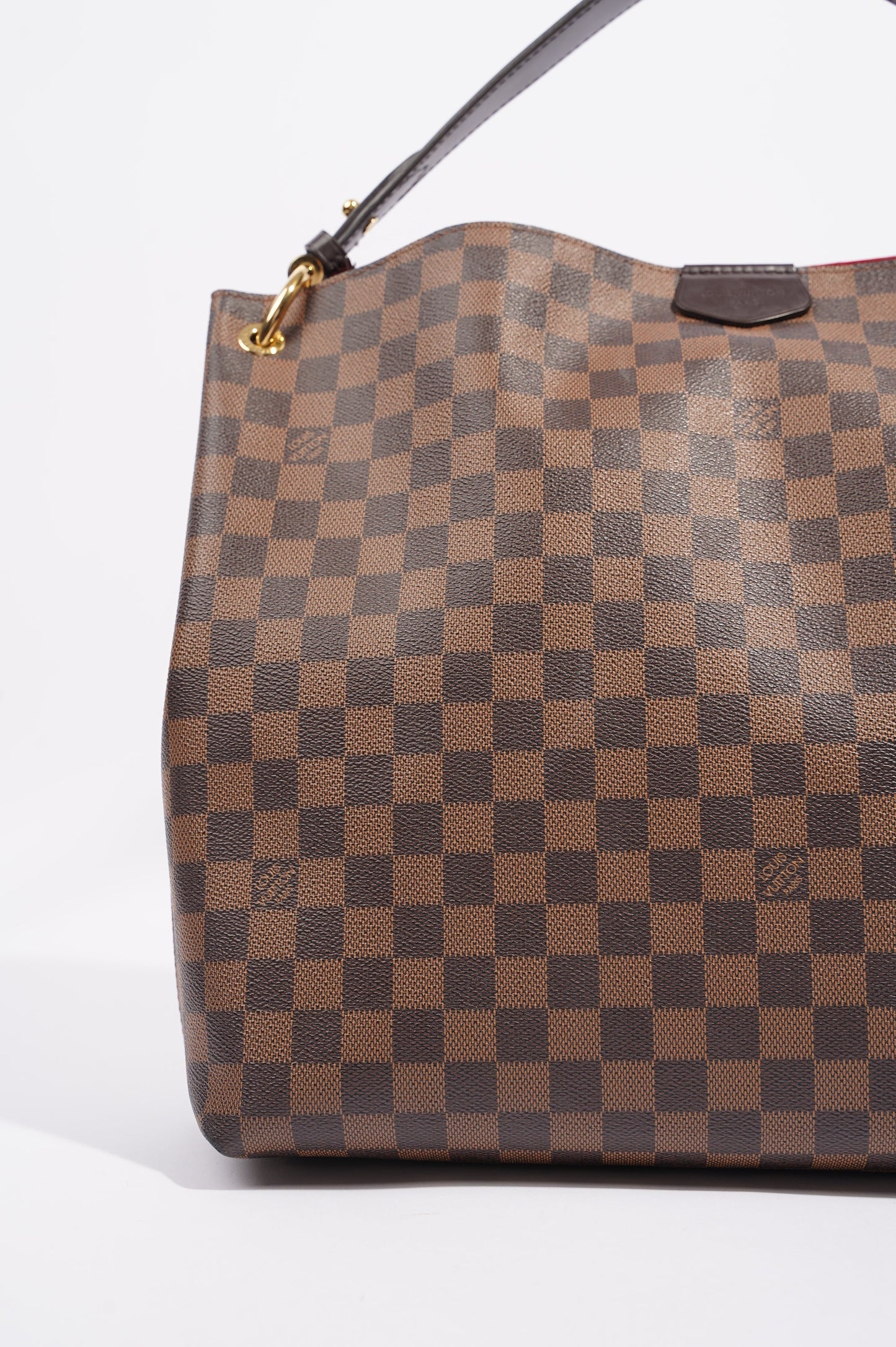 Louis Vuitton Womens Graceful Bag Damier Ebene Canvas MM