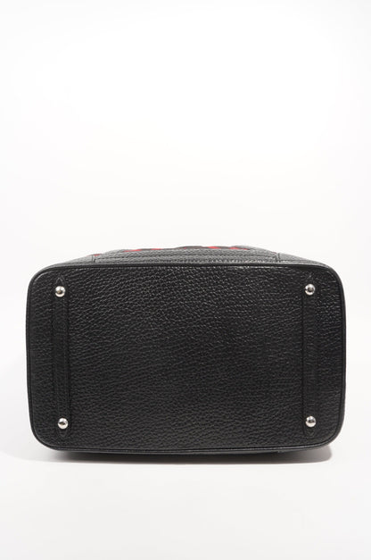 Louis Vuitton Womens Grimaud Vail Blanket Weekend Bag Black Red