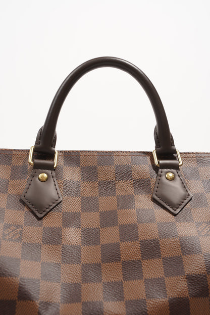 Louis Vuitton Womens Speedy Bandouliere Damier Ebene 30