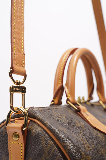 Louis Vuitton Womens Speedy Bandouliere Monogram 30
