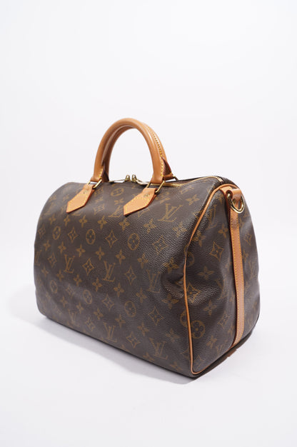 Louis Vuitton Womens Speedy Bandouliere Monogram 30