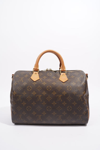 Louis Vuitton Womens Speedy Bandouliere Monogram 30