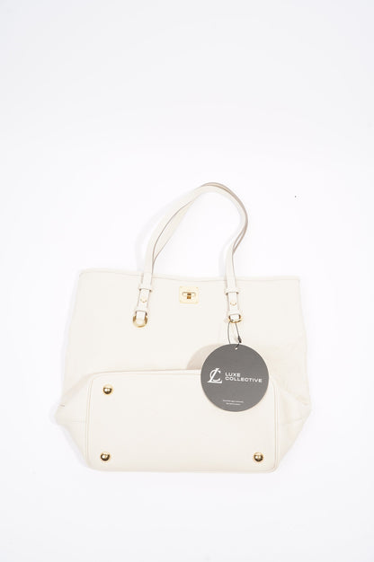 Louis Vuitton Womens Citadine Tote Cream GM