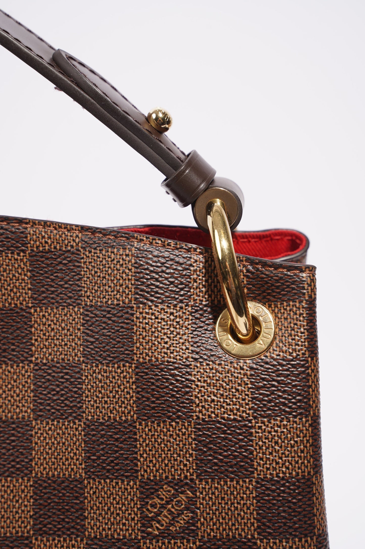 Louis Vuitton Womens Graceful Damier Ebene MM