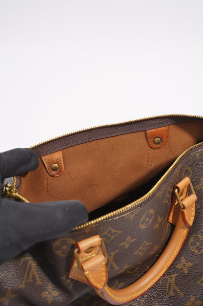 Louis Vuitton Womens Speedy Bandouliere Monogram 30