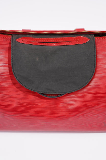 Louis Vuitton Womens Vintage Speedy 30 Bag Red Epi Leather