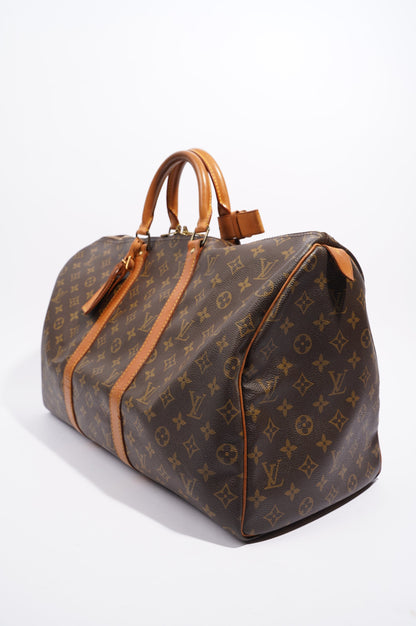 Louis Vuitton Womens Vintage Keepall Monogram 50