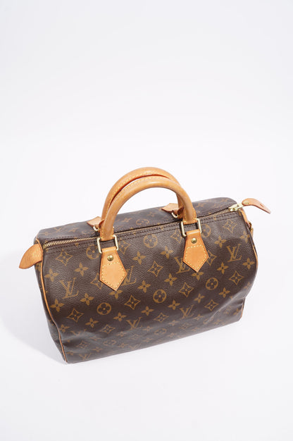 Louis Vuitton Womens Speedy Monogram 30