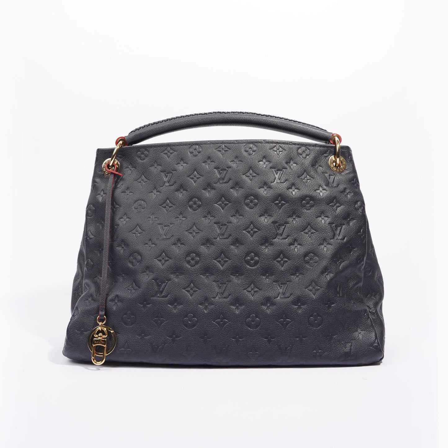 Louis Vuitton Womens Artsy Navy Empreinte Leather MM