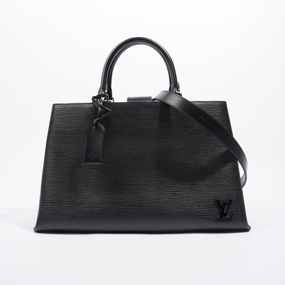 Louis Vuitton Womens Kleber Black Epi Leather MM