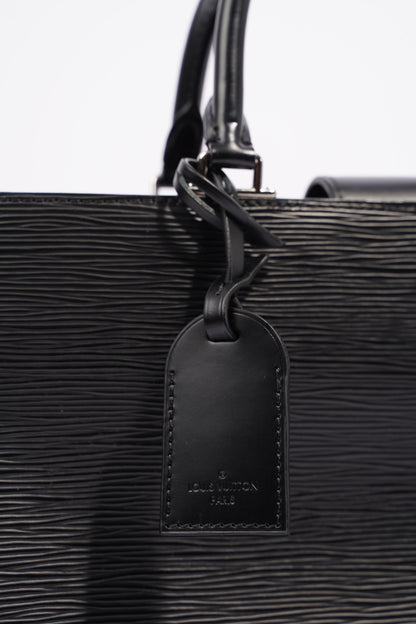 Louis Vuitton Womens Kleber Black Epi Leather MM