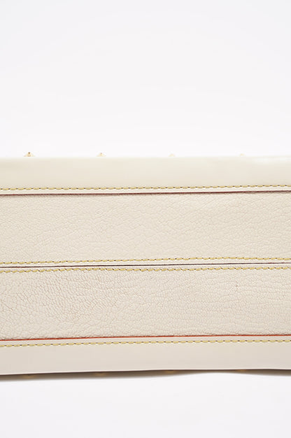 Louis Vuitton Womens Vintage Suhali Le Fabuleux Tote Bag White / Gold