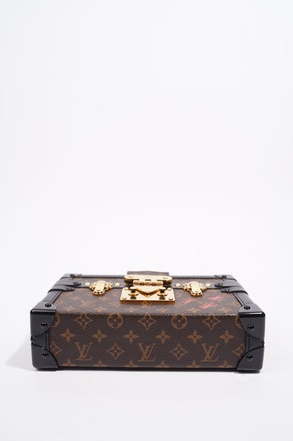 Louis Vuitton Womens Petite Malle Monogram / Black
