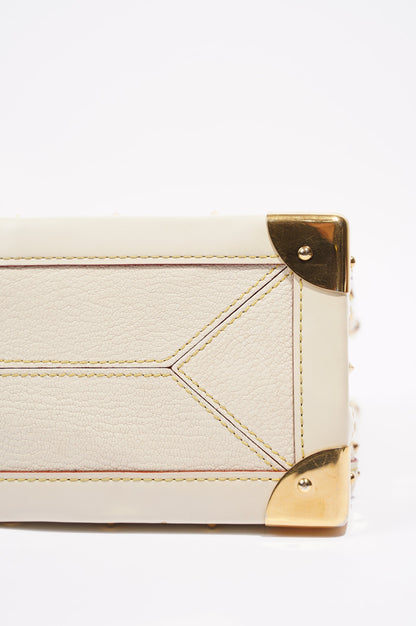 Louis Vuitton Womens Vintage Suhali Le Fabuleux Tote Bag White / Gold