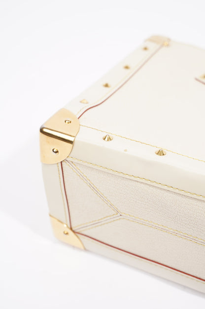 Louis Vuitton Womens Vintage Suhali Le Fabuleux Tote Bag White / Gold