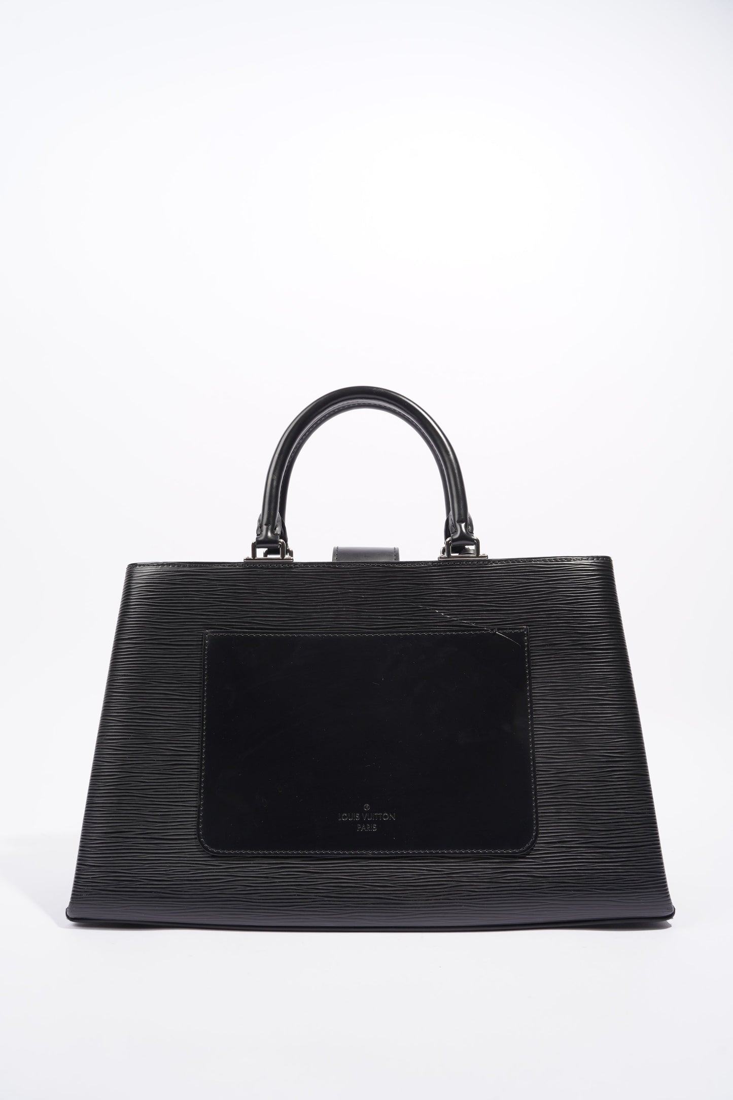 Louis Vuitton Womens Kleber Black Epi Leather MM
