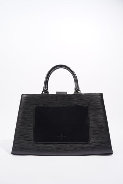 Louis Vuitton Womens Kleber Black Epi Leather MM