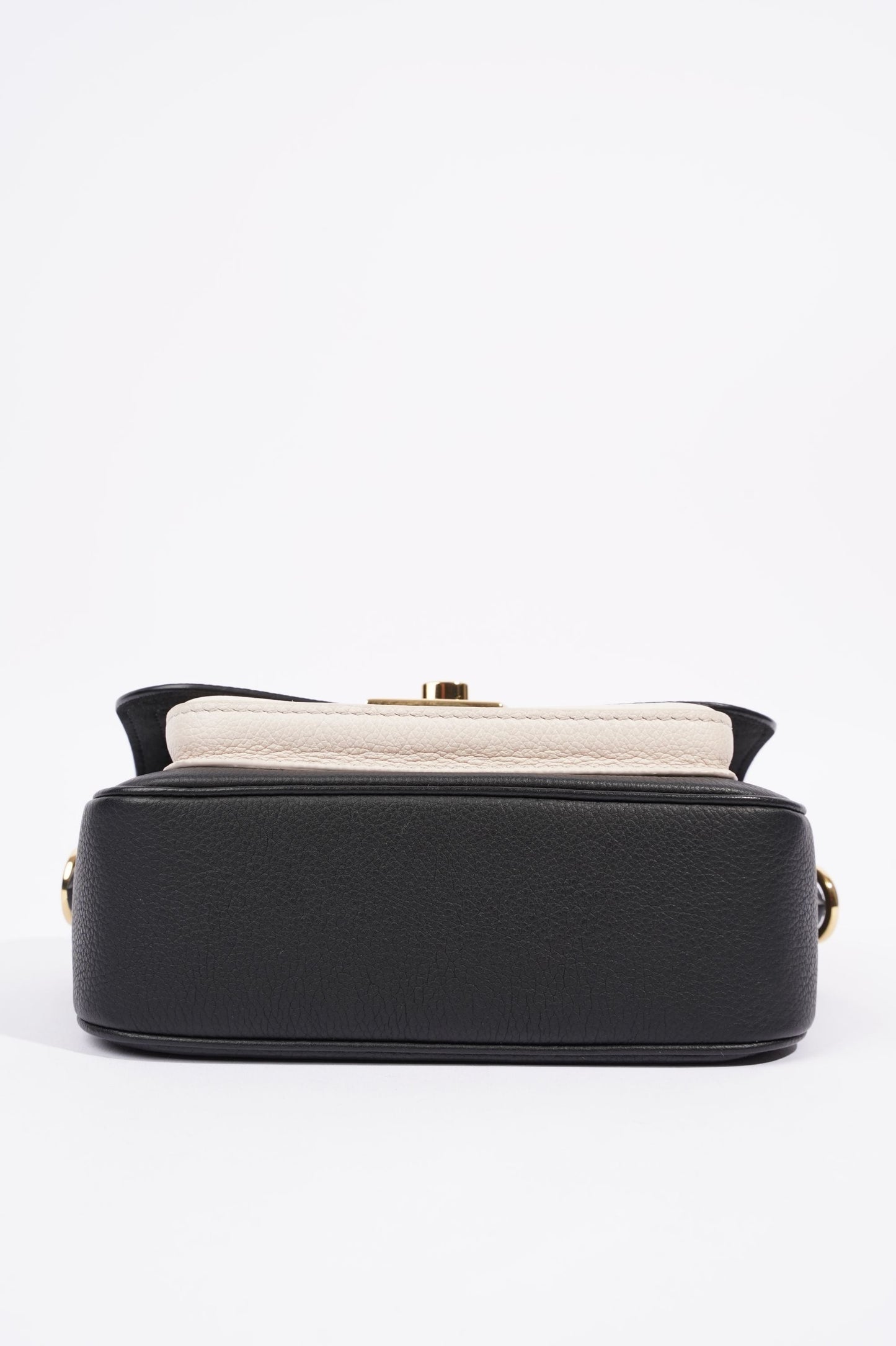 Louis Vuitton Womens Lockme Tender Black / White Leather