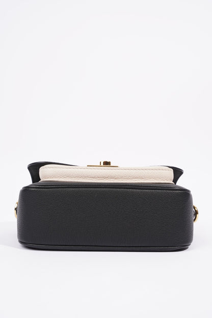 Louis Vuitton Womens Lockme Tender Black / White Leather