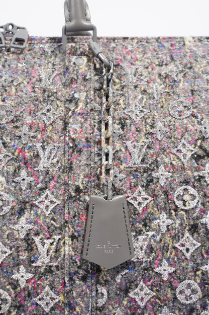 Louis Vuitton Womens Keepall Bandouliere Multicolour Wool Monogram 50