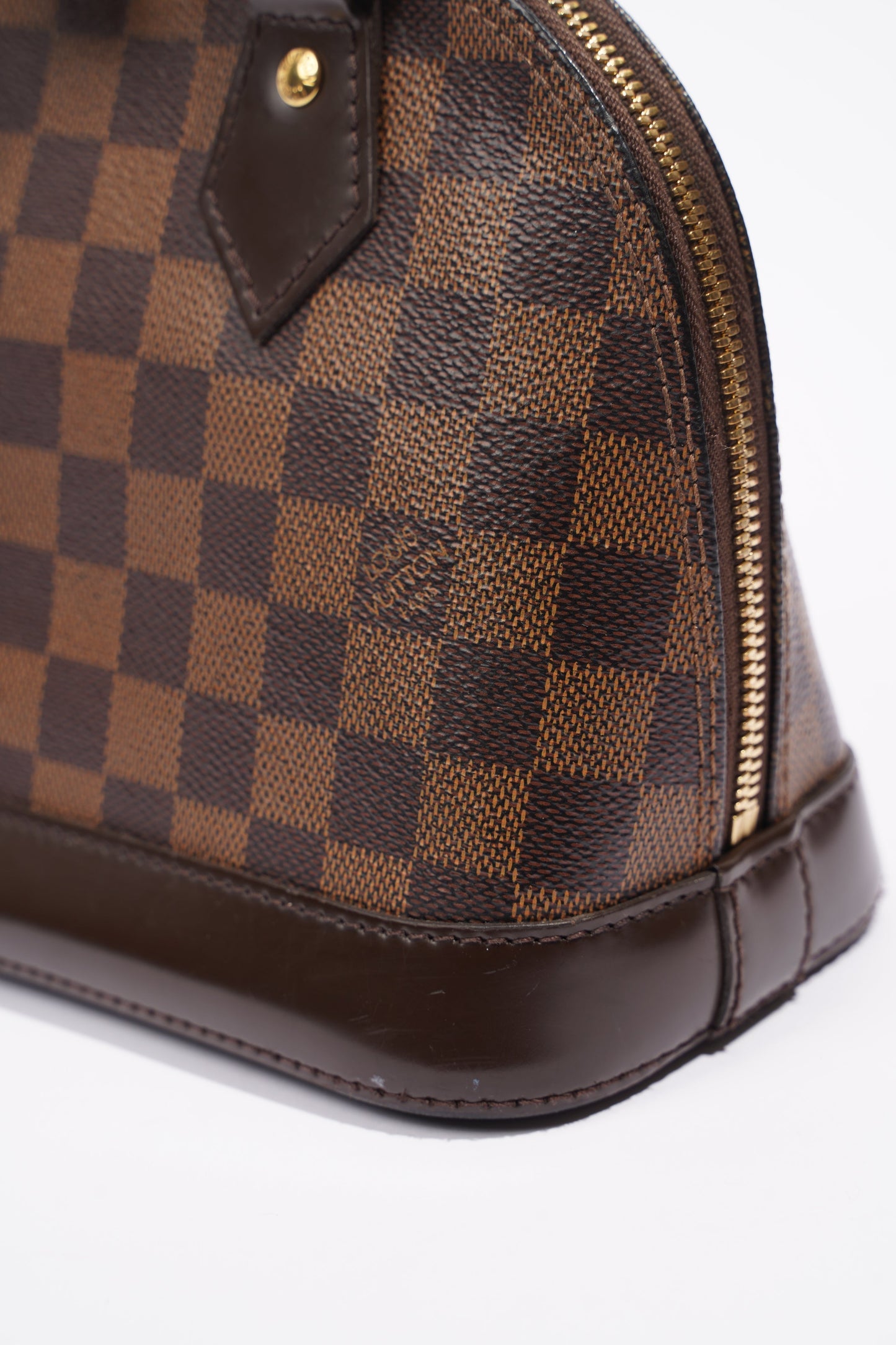 Louis Vuitton Womens Alma Damier Ebene BB
