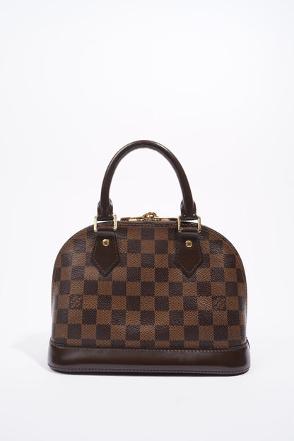 Louis Vuitton Womens Alma Damier Ebene BB